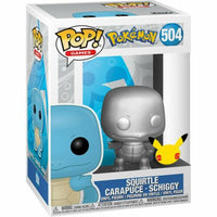 SQUIRTLE METALLIC SILVER POKÉMON POP # 504