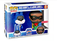 SPACE JAM "BUGS BUNNY AS BATMAN & LEBRON JAMES AS ROBIN" 2 PACK POP