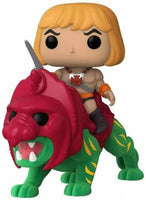 MASTERS OF THE UNIVERSE "HE-MAN ON BATTLE CAT"TARGET CON 2021 LIMITED EDITION EXCLUSIVE (FLOKED) # 84