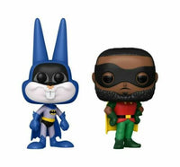 SPACE JAM "BUGS BUNNY AS BATMAN & LEBRON JAMES AS ROBIN" 2 PACK POP